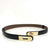 Togo Leather Women's Belt