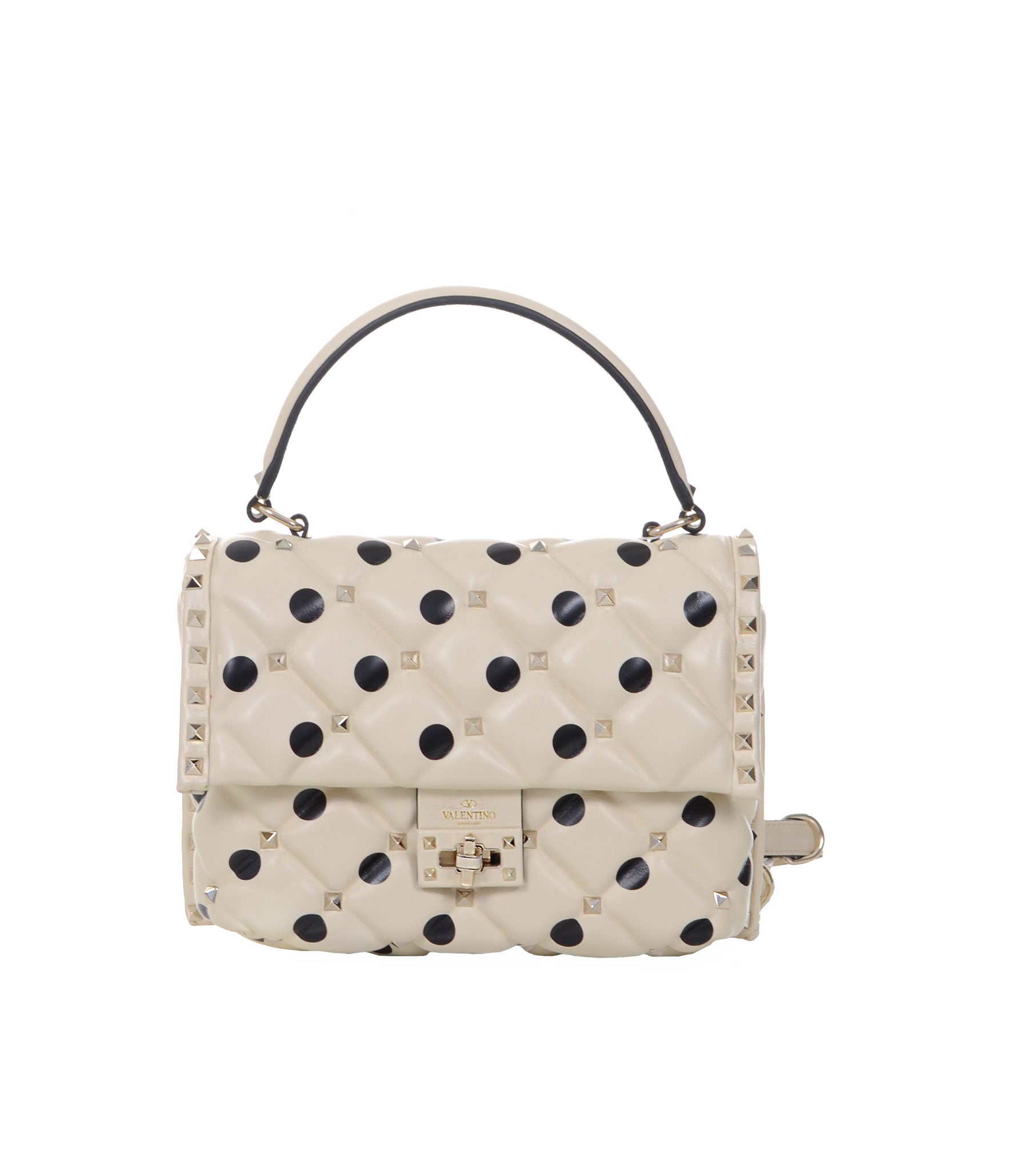 Polka Dots Leather Bag