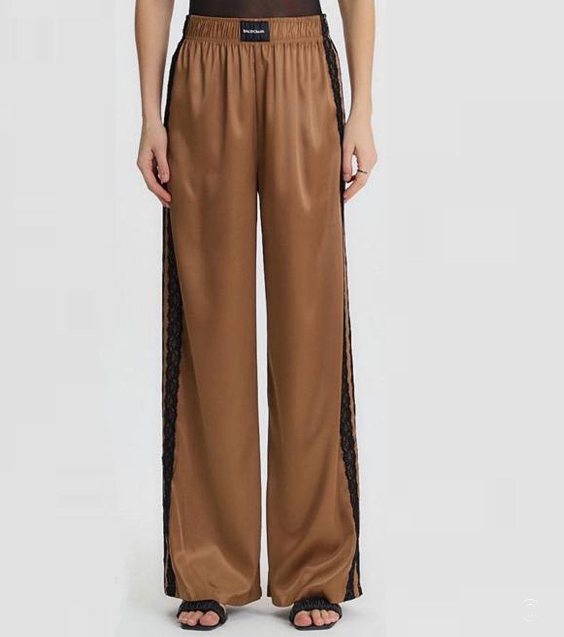 Satin trousers